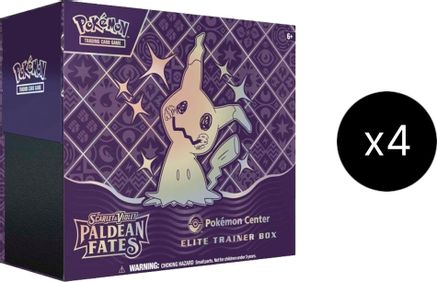 Paldean Fates Pokemon Center Elite Trainer Box (Exclusive) Case