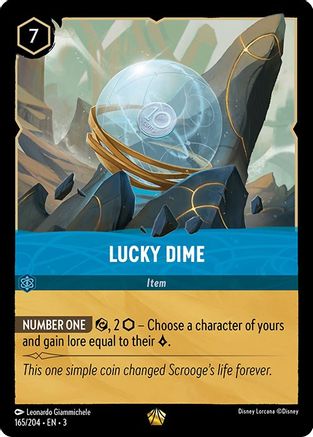 Lucky Dime - 165/204 - Legendary (Foil)