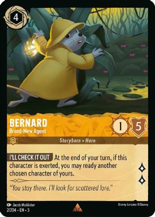 Bernard (Brand-New Agent) - 2/204 - Rare (Foil)