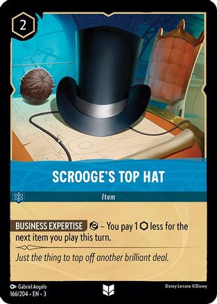 Scrooge's Top Hat - 166/204 - Uncommon (Foil)