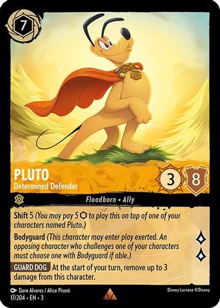 Pluto (Determined Defender) - 17/204 - Rare (Foil)