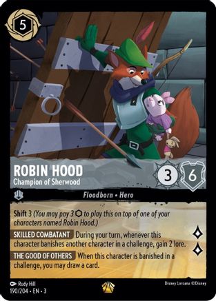 Robin Hood (Champion of Sherwood) - 190/204 - Legendary (Foil)