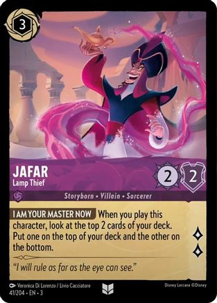 Jafar (Lamp Thief) - 41/204 - Uncommon (Foil)