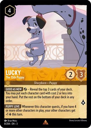 Lucky (The 15th Puppy) - 8/204 - Rare (Foil)