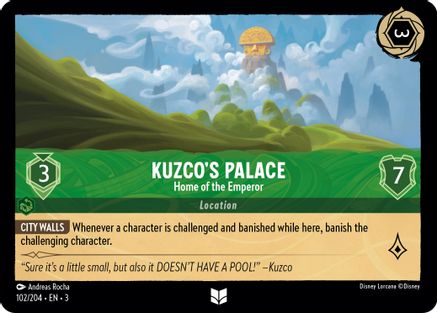 Kuzco's Palace (Home of the Emperor) - 102/204 - Uncommon (Foil)