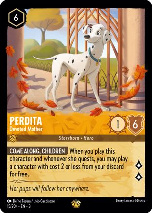 Perdita (Devoted Mother) - 15/204 - Legendary (Foil)