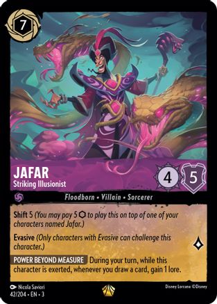 Jafar (Striking Illusionist) - 42/204 - Legendary (Foil)