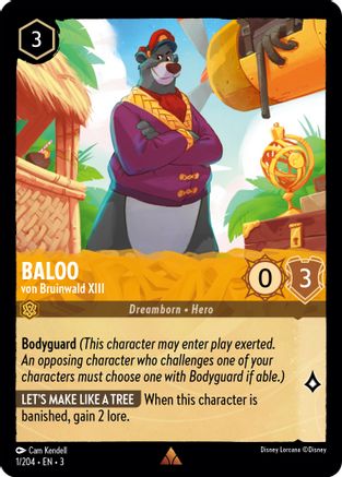 Baloo (von Bruinwald XIII) - 1/204 - Rare (Foil)