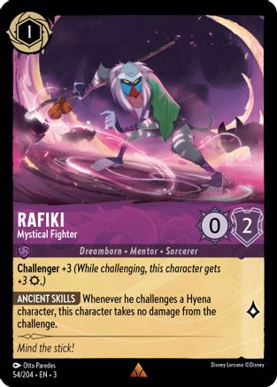 Rafiki (Mystical Fighter) - 54/204 - Rare