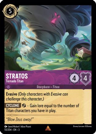 Stratos (Tornado Titan) - 55/204 - Rare