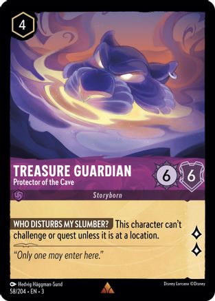 Treasure Guardian (Protector of the Cave) - 58/204 - Rare (Foil)