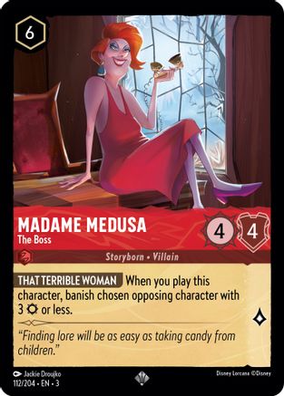 Madame Medusa (The Boss) - 112/204 - Super Rare