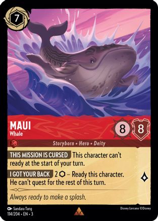 Maui (Whale) - 114/204 - Rare (Foil)