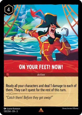On Your Feet! Now! - 130/204 - Rare (Foil)