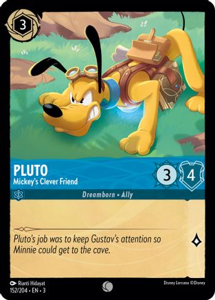 Pluto (Mickey's Clever Friend) - 152/204 - Common