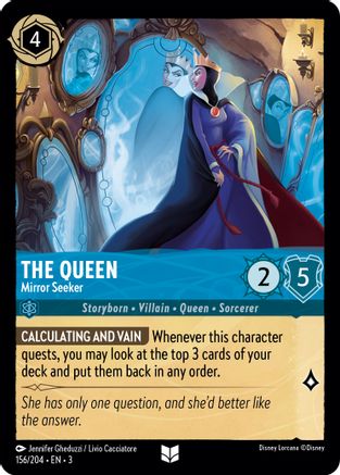 The Queen (Mirror Seeker) - 156/204 - Uncommon (Foil)