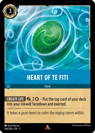 Heart of Te Fiti - 164/204 - Rare