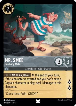 Mr. Smee (Bumbling Mate) - 184/204 - Uncommon (Foil)