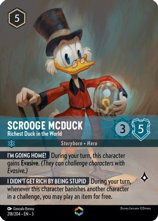 Scrooge McDuck (Richest Duck in the World) - 218/204 - Enchanted