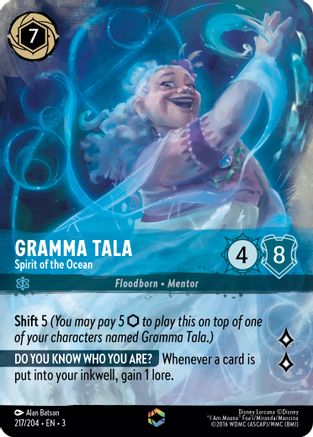 Gramma Tala (Spirit of the Ocean) - 217/204 - Enchanted