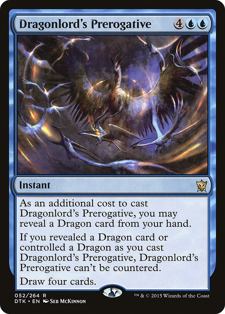Dragonlord's Prerogative (DTK-052)  Foil