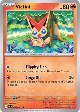 Victini 030  - Reverse Holofoil SV05 Temporal Forces - Common