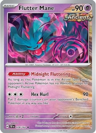 Flutter Mane 078  - Holofoil SV05 Temporal Forces - Rare