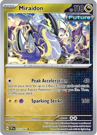 Miraidon 121  - Reverse Holofoil SV05 Temporal Forces - Rare