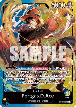 Portgas.D.Ace - ST13-002 - Leader