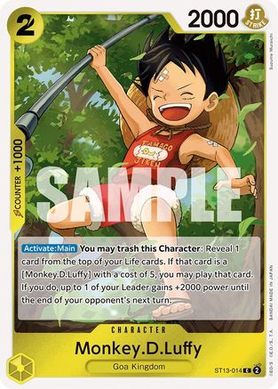 Monkey.D.Luffy - ST13-014 - Common
