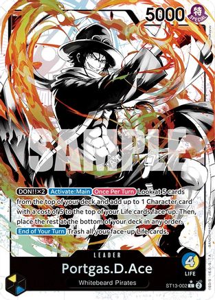 Portgas.D.Ace (Parallel) - ST13-002 - Leader