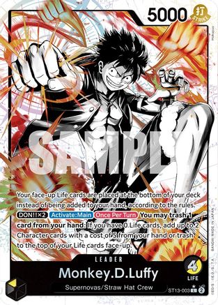 Monkey.D.Luffy (Parallel) - ST13-003 - Leader