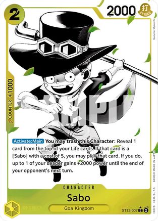 Sabo (Parallel) - ST13-007 - Common