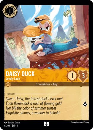 Daisy Duck (Lovely Lady) - 6/204 - Uncommon (Foil)