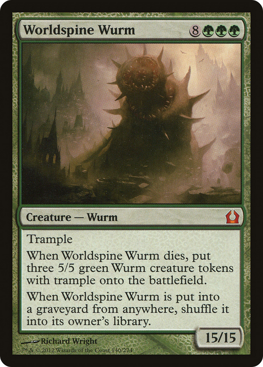 Worldspine Wurm (RTR-140)  Foil
