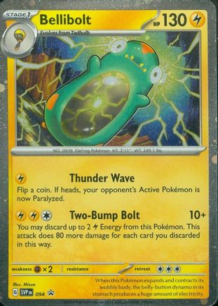 Bellibolt 094  - Holofoil SV Scarlet & Violet Promo Cards - Promo
