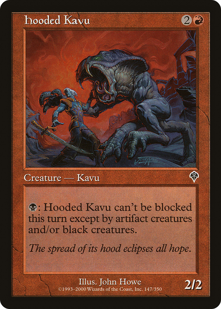 Hooded Kavu (INV-147)  Foil