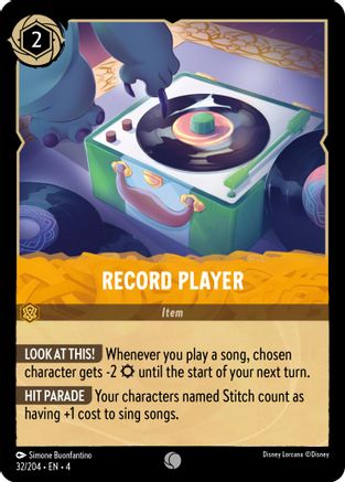 Record Player - 32/204 - Common (Foil)