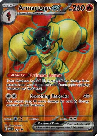 Armarouge ex 125 - Holofoil - Promo