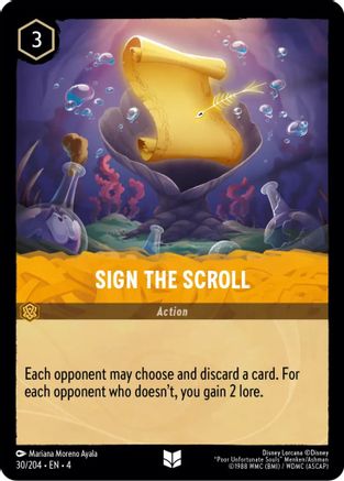 Sign the Scroll - 30/204 - Uncommon (Foil)