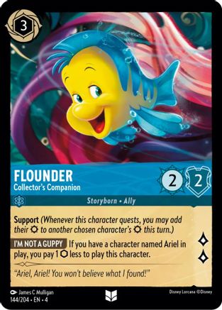 Flounder (Collector's Companion) - 144/204 - Uncommon (Foil)