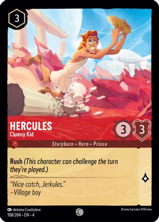 Hercules (Clumsy Kid) - 108/204 - Common (Foil)