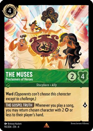The Muses (Proclaimers of Heroes) - 90/204 - Rare (Foil)