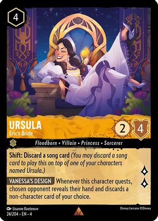 Ursula (Eric's Bride) - 24/204 - Rare (Foil)