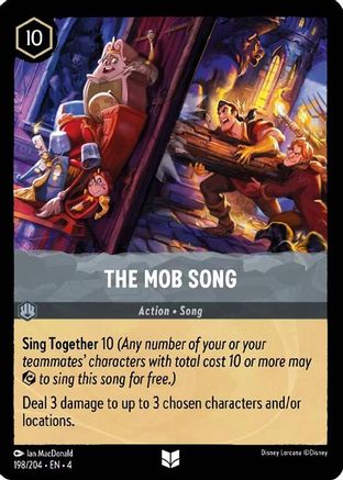 The Mob Song - 198/204 - Uncommon (Foil)
