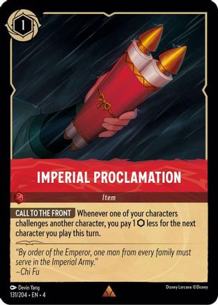 Imperial Proclamation - 131/204 - Rare (Foil)