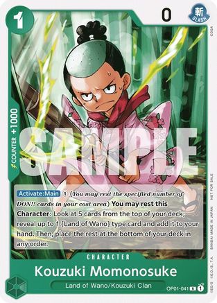 Kouzuki Momonosuke (Tournament Pack Vol. 7) - OP01-041 - Rare