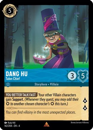 Dang Hu (Talon Chief) - 142/204 - Rare (Foil)