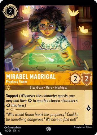 Mirabel Madrigal (Prophecy Finder) - 19/204 - Common (Foil)