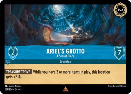 Ariel's Grotto (A Secret Place) - 169/204 - Rare (Foil)